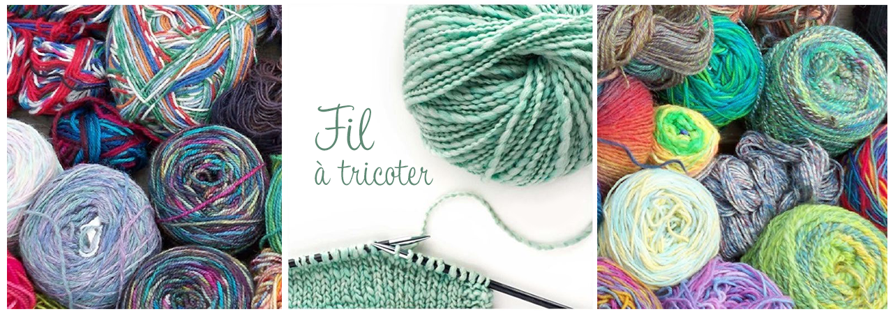 Fil à tricoter fantaisie pour créations colorées - Nozarrivages